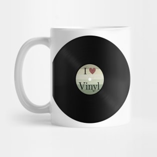 I love vinyl - Vintage Mug